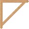 Ekena Millwork Traditional Arts & Crafts Smooth Bracket, Western Red Cedar, 3 1/2"W x 42"D x 42"H BKT04X42X42TRA03SWR - alternate 2